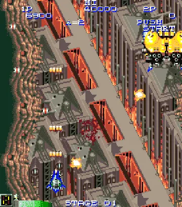 Final Star Force (US) screen shot game playing